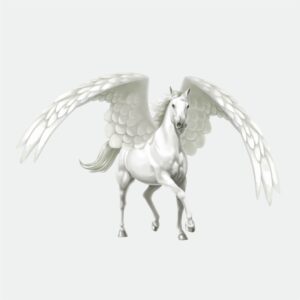 White winged horse